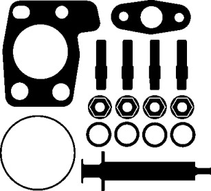 430.160 ELRING Комплект прокладок турбіни Citroen Berlingo/Fiat Scudo 1.6HDI/TDCI 10-1
