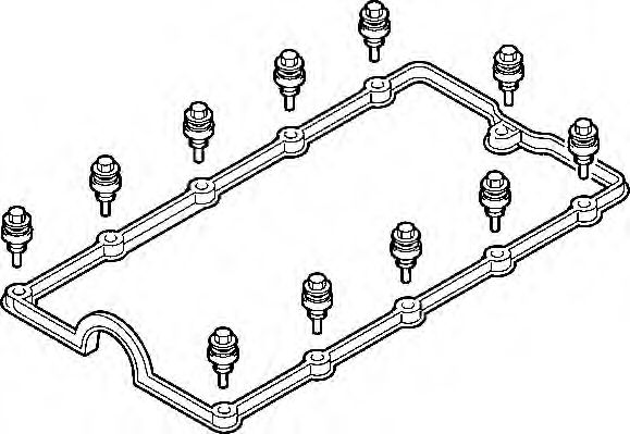 388.930 ELRING Прокладка кришки клапанів VW Golf V/Passat 2.0 TDI 05-13, AZV/BKD/BKP/BMA/BVE/BWV (к-1