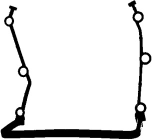 326.110 ELRING Прокладка картера1