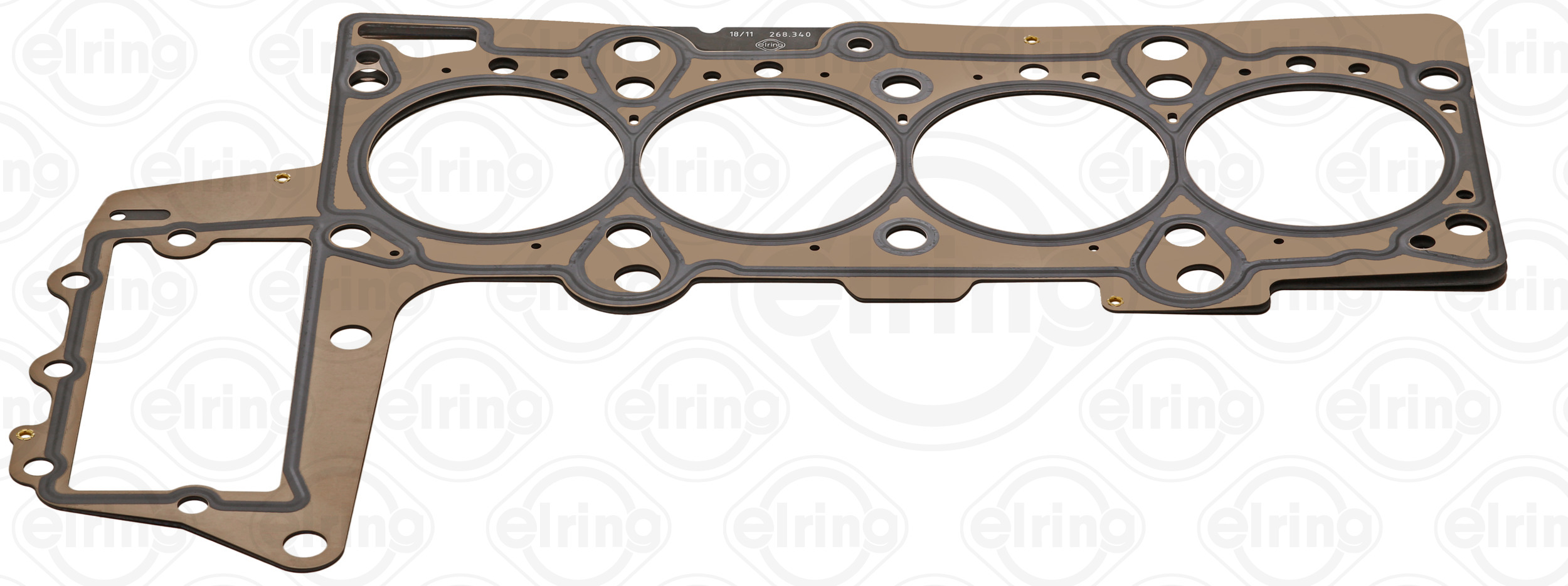 268.340 ELRING Прокладка ГБЦ BMW 1(E87)/3(E46)/(E90)/(E91)/5(E60)/(E61)/X3(E83) 2.0D 01-11 (1.45 мм)1