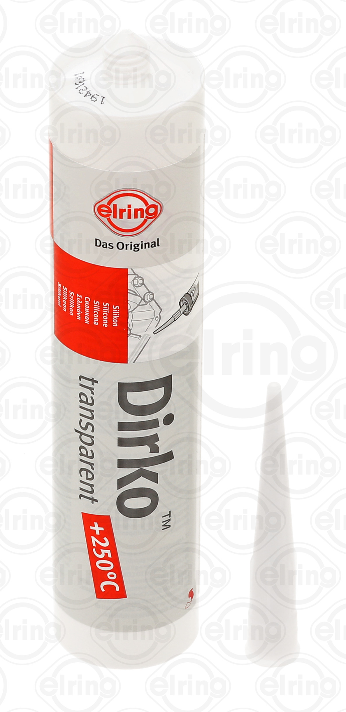 216.910 ELRING Герметик Dirko (-60°C +250°C) 310мл (прозорий)1
