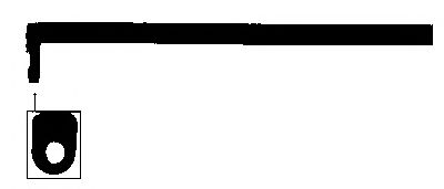 185.450 ELRING Ущільнювач бугеля колінвалу Citroen Berlingo/Peugeot Partner 1.9/2.0 HDi 82- (флажок)1