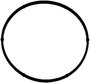 104.200 ELRING Прокладка помпи води Opel Astra/Combo/Vectra/Zafira 95-1