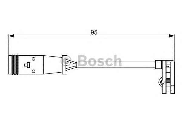 1987473036 BOSCH Датчик зносу гальмівних колодок1