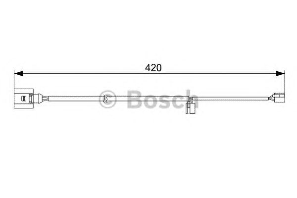 1987473012 BOSCH Датчик зносу гальмівних колодок1