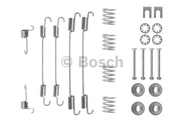 1987475253 BOSCH Монтажний комплект задніх гальмівний колодок1