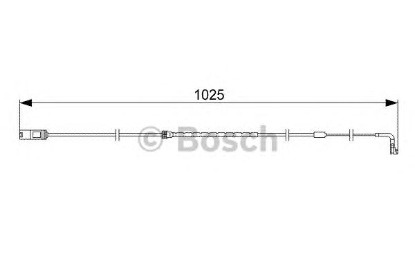 1987473026 BOSCH Датчик зносу гальмівних колодок1