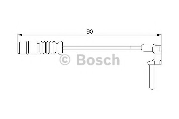 1987474901 BOSCH Датчик зносу гальмівних колодок1