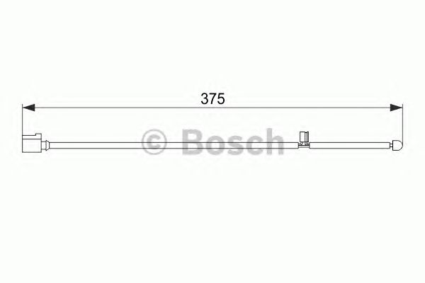 1987474562 BOSCH Датчик зносу гальмівних колодок1