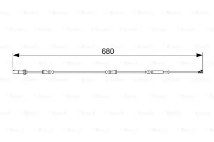 1987473568 BOSCH Датчик зносу гальмівних колодок1