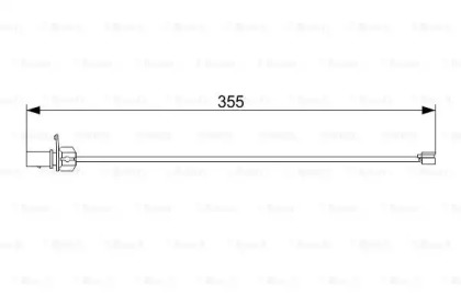 1987473559 BOSCH Датчик зносу гальмівних колодок0