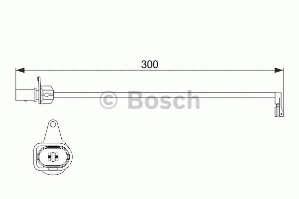 1987474505 BOSCH Датчик зносу гальмівних колодок1