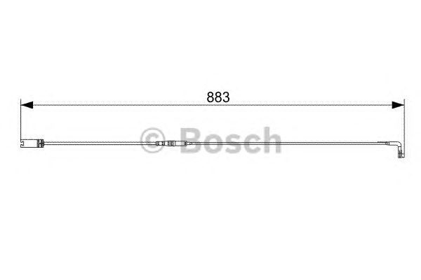 1987473005 BOSCH Датчик зносу гальмівних колодок1