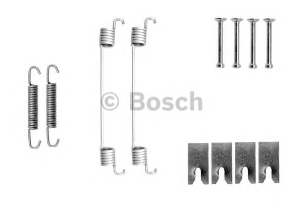 1987475300 BOSCH Монтажний комплект задніх гальмівний колодок1