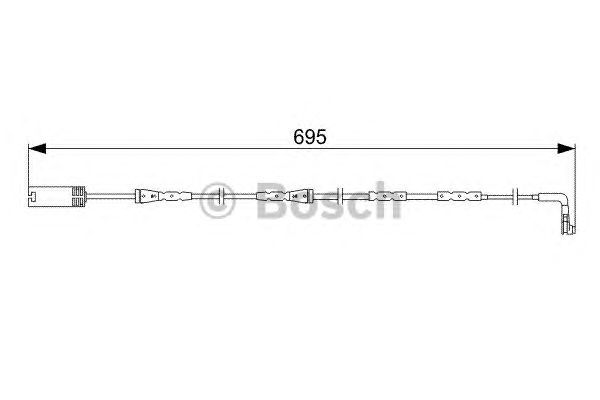 1987473050 BOSCH Датчик зносу гальмівних колодок1