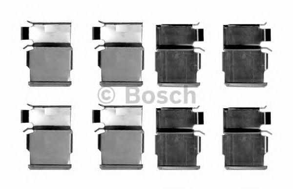 1987474605 BOSCH Монтажний комплект гальмівних колодок1