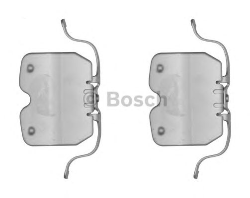 1987474725 BOSCH Монтажний комплект гальмівних колодок1