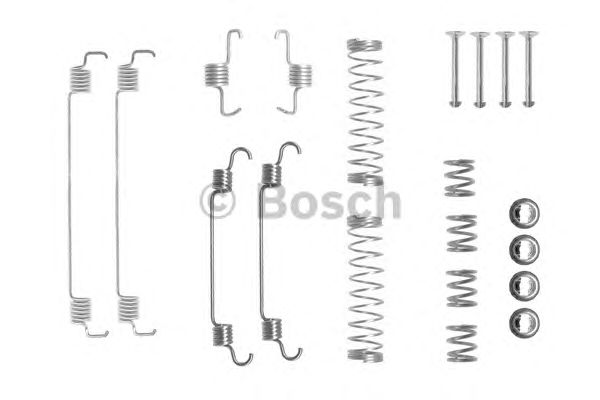 1987475304 BOSCH Монтажний комплект задніх гальмівний колодок1