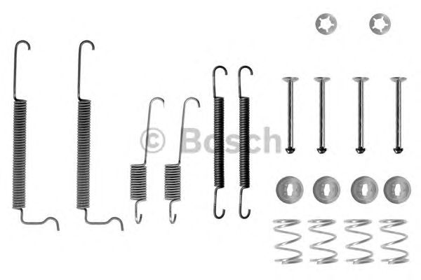 1987475122 BOSCH Монтажний комплект задніх гальмівний колодок1