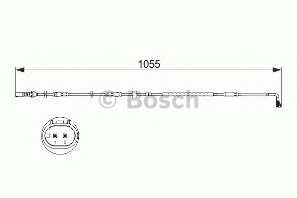 1987473506 BOSCH Датчик зносу гальмівних колодок1