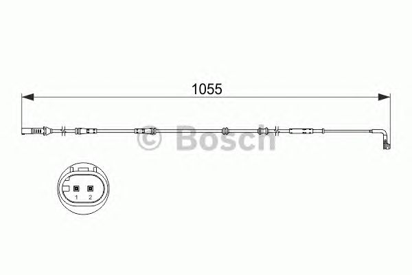 1987473507 BOSCH Датчик зносу гальмівних колодок1