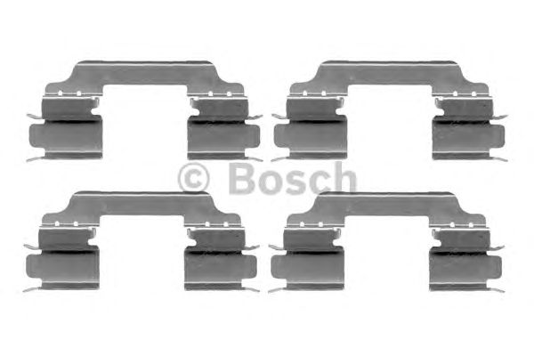 1987474310 BOSCH Монтажний комплект гальмівних колодок1