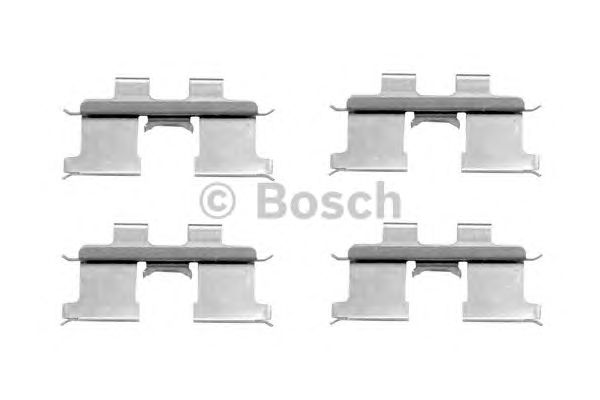 1987474423 BOSCH Монтажний комплект гальмівних колодок1