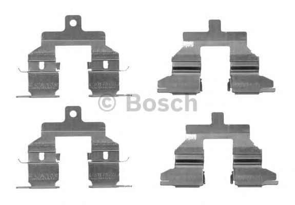 1987474715 BOSCH Монтажний комплект гальмівних колодок1