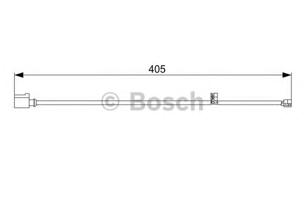 1987473025 BOSCH Датчик зносу гальмівних колодок1