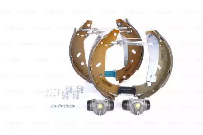 0204114112 BOSCH К-т для гальмівних колодок (колодки+циліндри+пружини+планки) KS1121