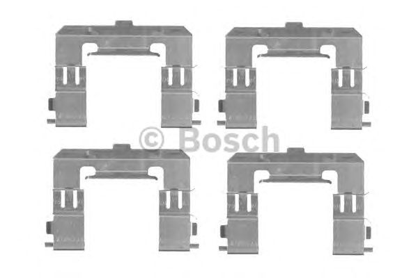 1987474450 BOSCH Монтажний комплект гальмівних колодок1