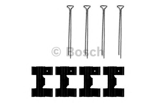 1987474115 BOSCH Монтажний комплект гальмівних колодок1