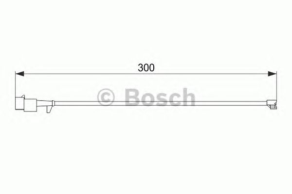 1987474576 BOSCH Датчик зносу гальмівних колодок1
