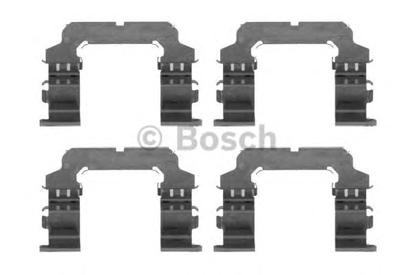 1987474462 BOSCH Монтажний комплект гальмівних колодок1