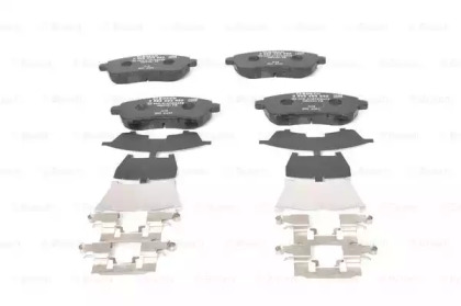 0986494652 BOSCH Гальмівні колодки до дисків BP26612