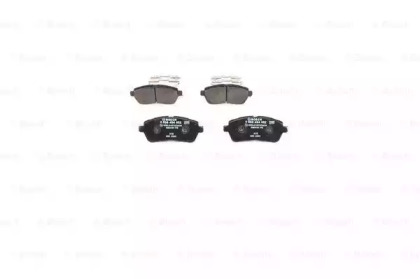 0986494652 BOSCH Гальмівні колодки до дисків BP26615