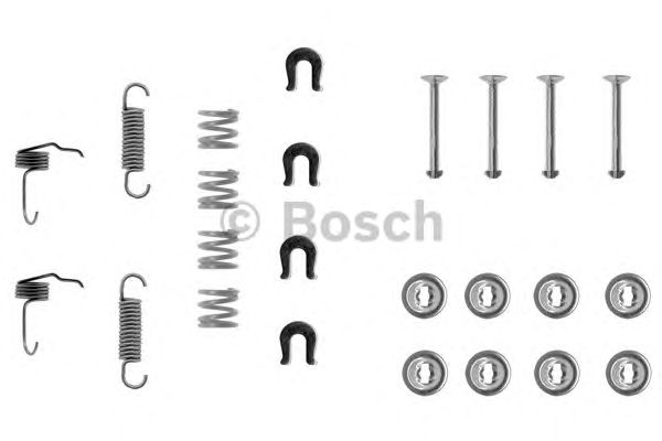 1987475174 BOSCH Монтажний комплект задніх гальмівний колодок1