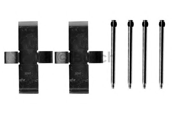 1987474002 BOSCH Монтажний комплект гальмівних колодок1