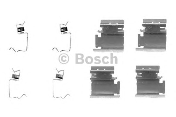 1987474311 BOSCH Монтажний комплект гальмівних колодок1