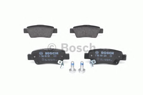0986494329 BOSCH Гальмівні колодки до дисків BP12191