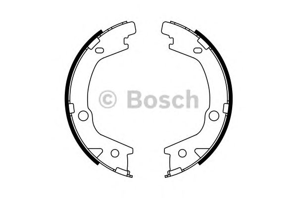 0986487770 BOSCH Гальмівні колодки до дисків BS9901