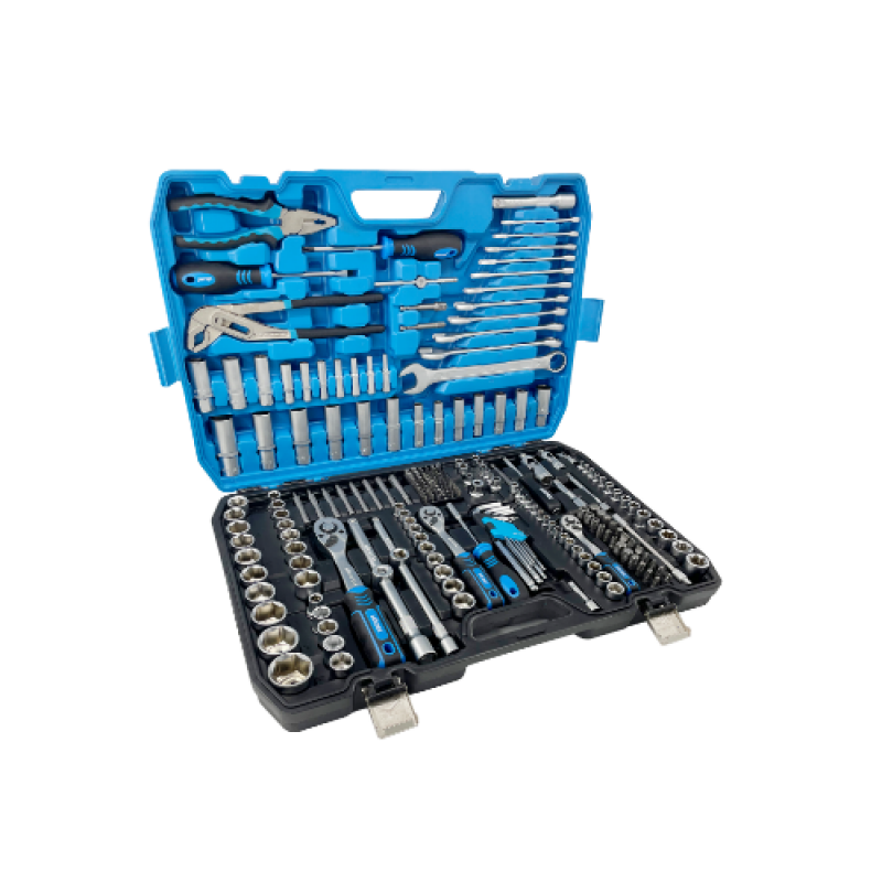 MOLDER Професійний набір інструментів в кейсі  1/2_ & 1/4_ & 3/8_ 72Т, CR-V, 233 од.1