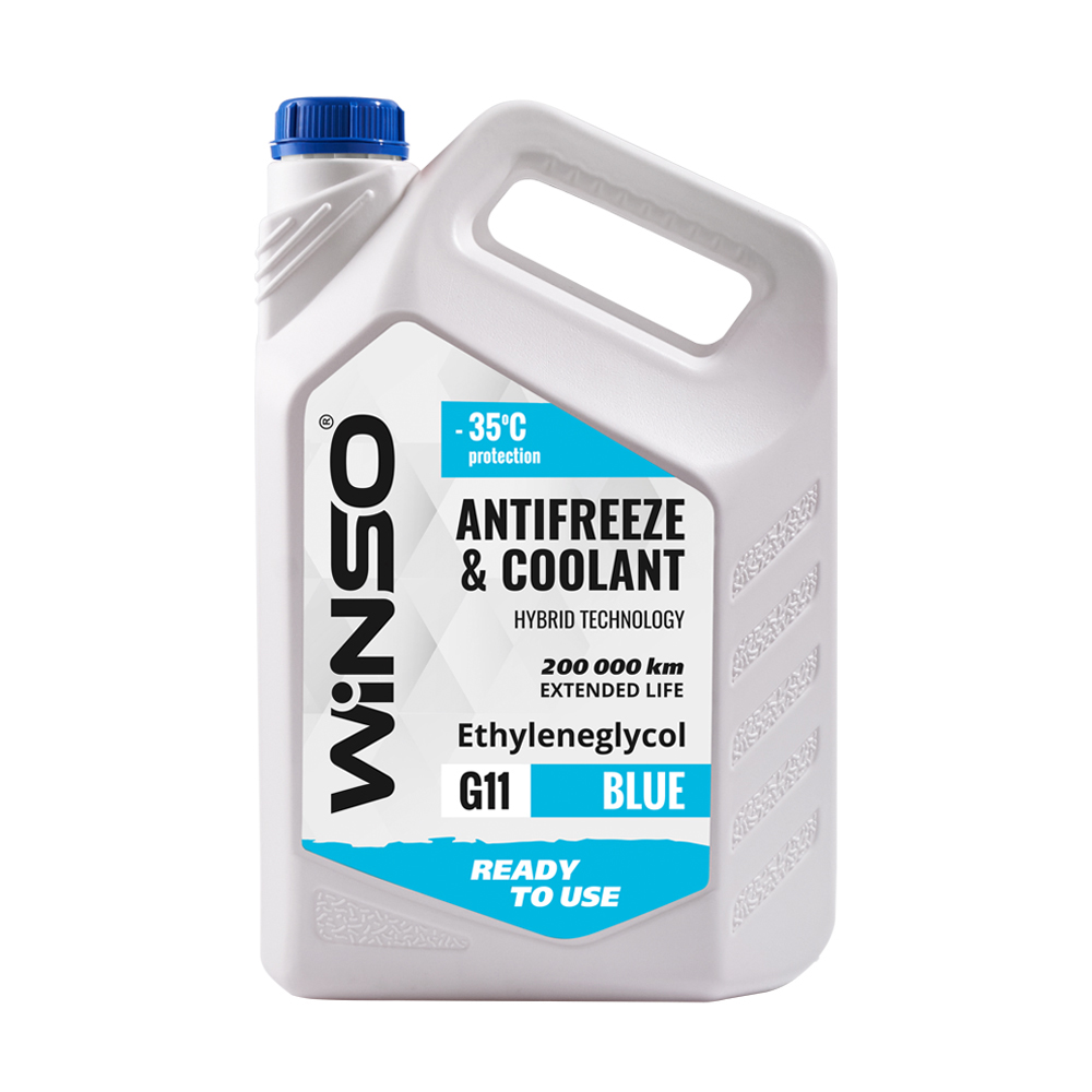 ANTIFREEZE & COOLANT WINSO BLUE G11 Антифриз - 35С 4,1kg (4шт/ящ)1