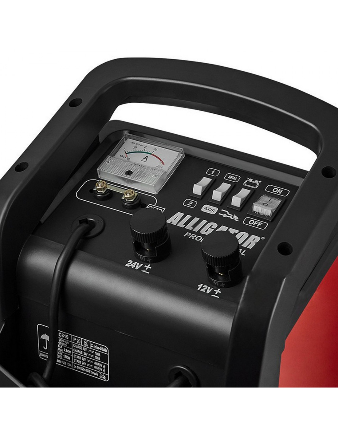 ALLIGATOR Пуско-зарядний пристрій  АКБ професійний  480А/1000А, 12/24V (1 шт.)3