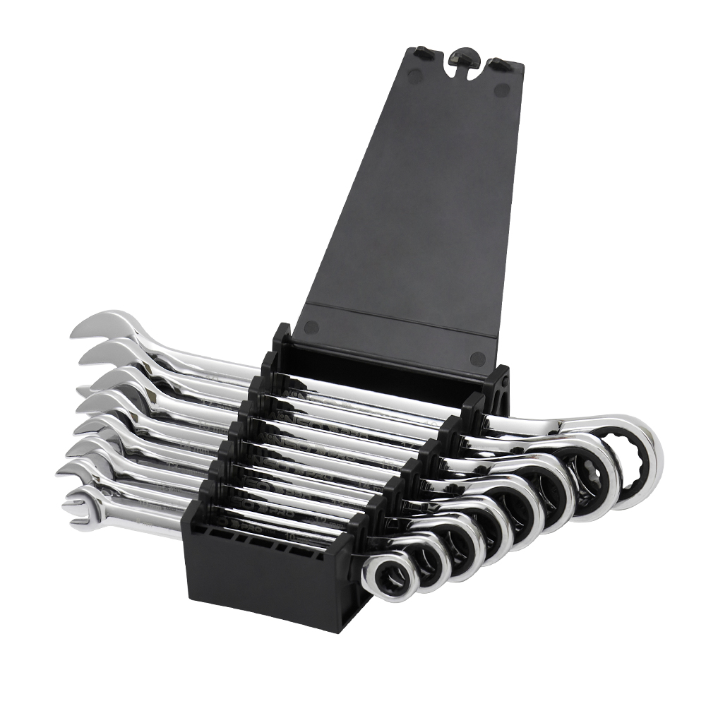 Набір ключів комбінованих WINSO PRO з тріскачкою CR-V,  8шт (8-19, 8-10-12-13-14-15-17-19мм) (5/20)1