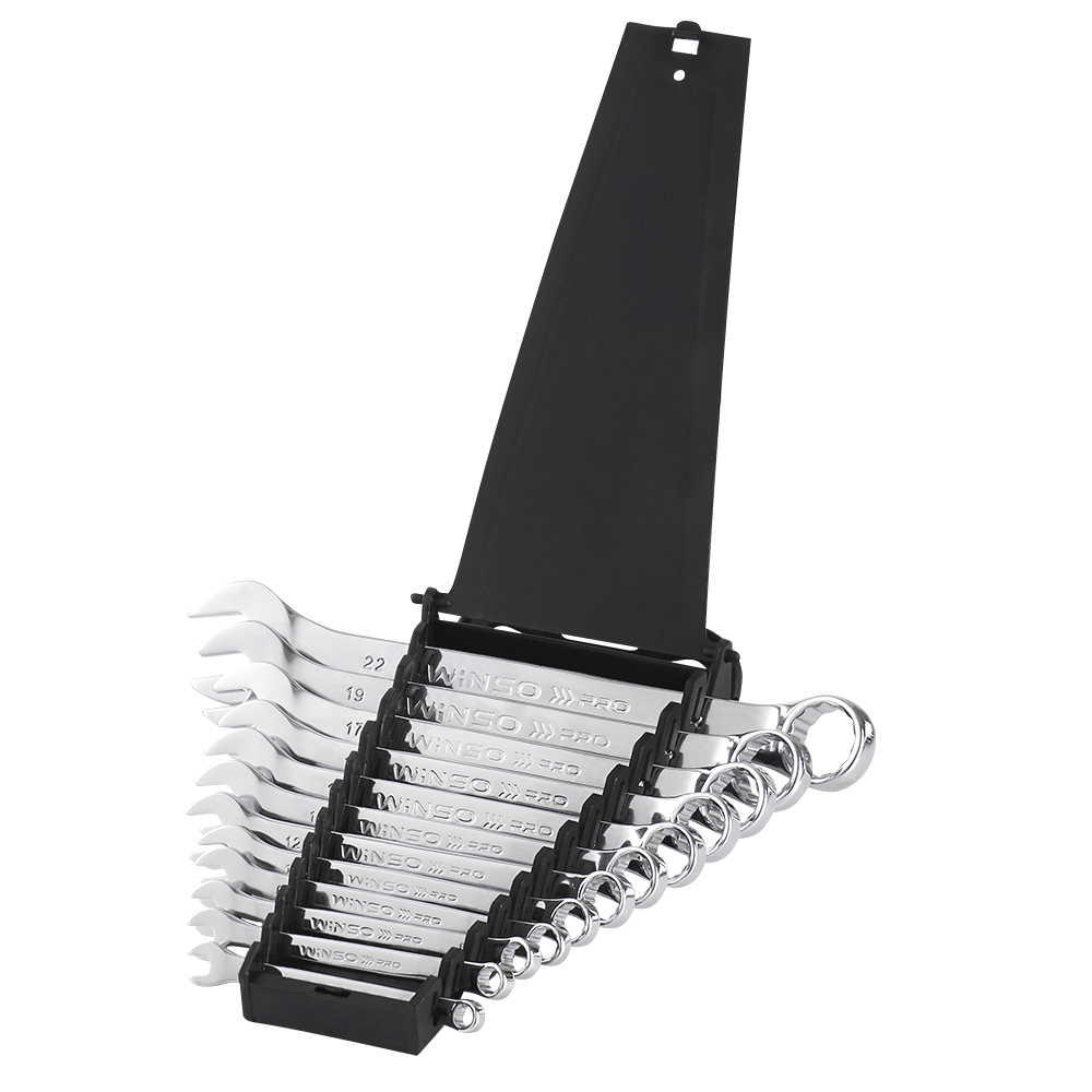 Набір ключів комбінованих WINSO PRO CR-V, 12шт., 6-22 мм, упакування пластик1