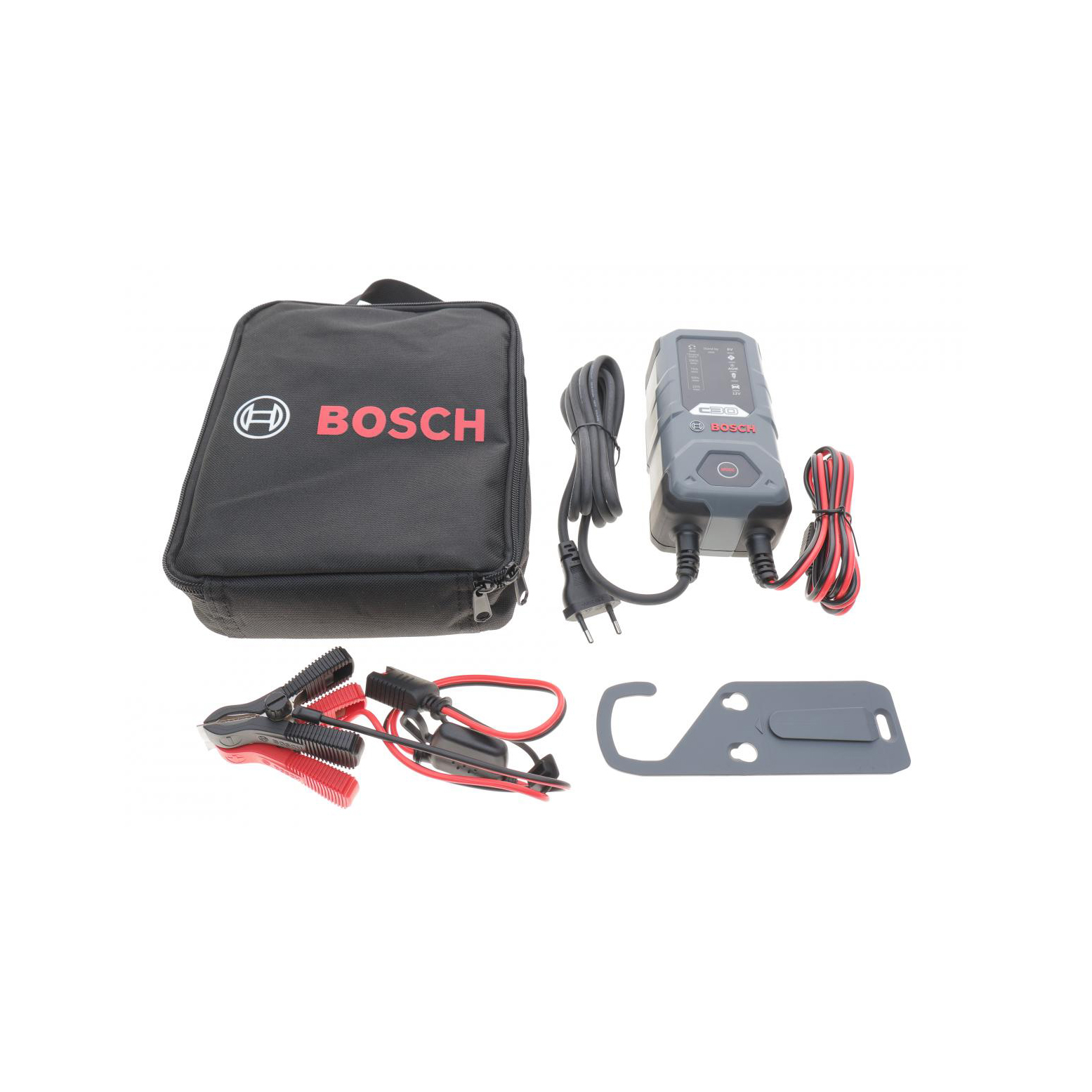 0189911030 Bosch Зарядний пристрій C30 (6V/12V) (для аккум. ємністю від 1.2Ah до 120Ah) 3.8A (EFB/GE1