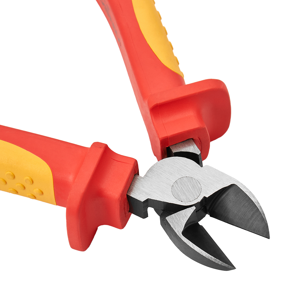 Бокорізи діелектричні WINSO PRO 160мм, VDE 1000В, 60Cr-V, HRC 58-65, поліровані, чорний нікель, двок3