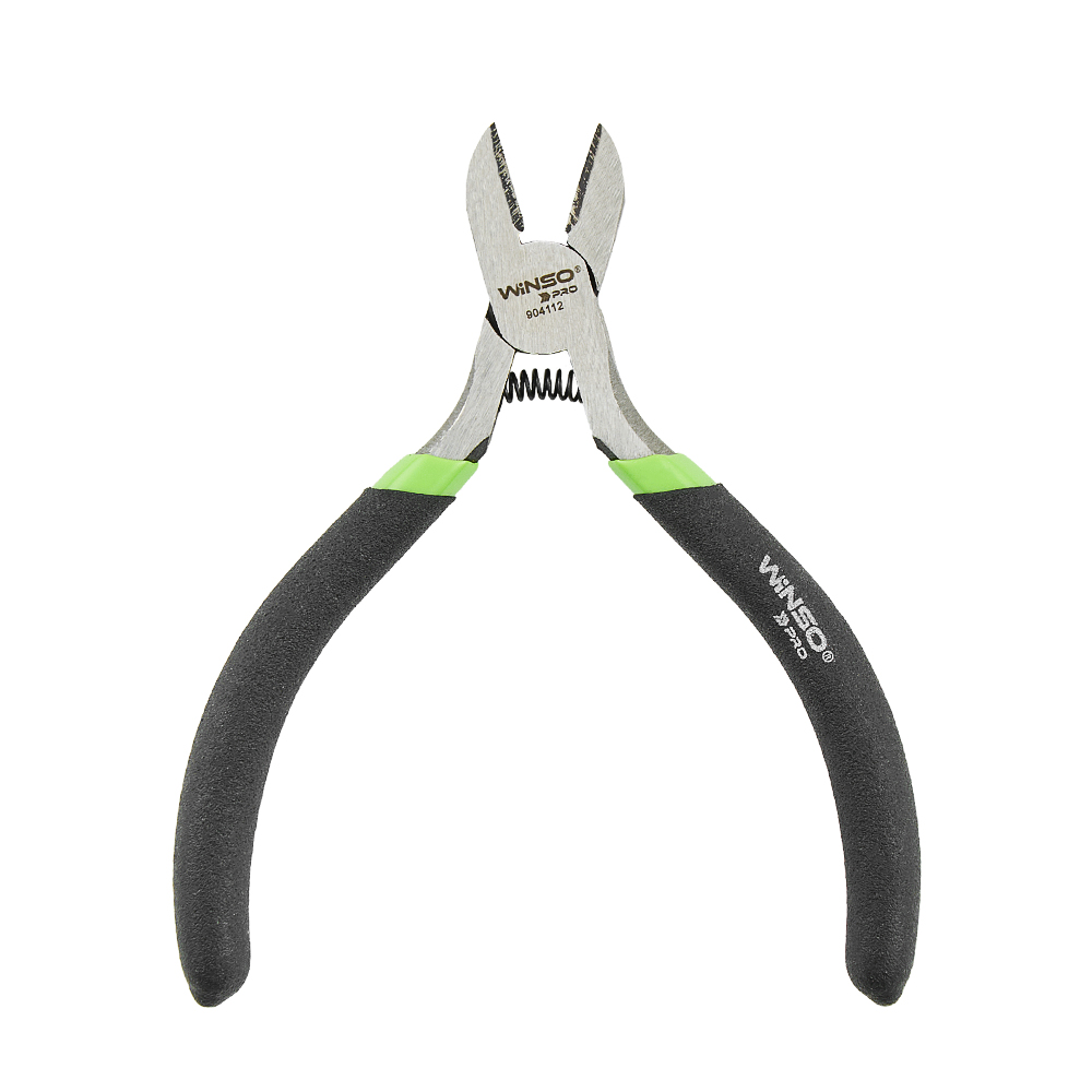 Бокорізи прецизійні WINSO PRO 120мм, Cr-V, HRC 55-60, поліровані, оліє-стійка, прогумована ручка1