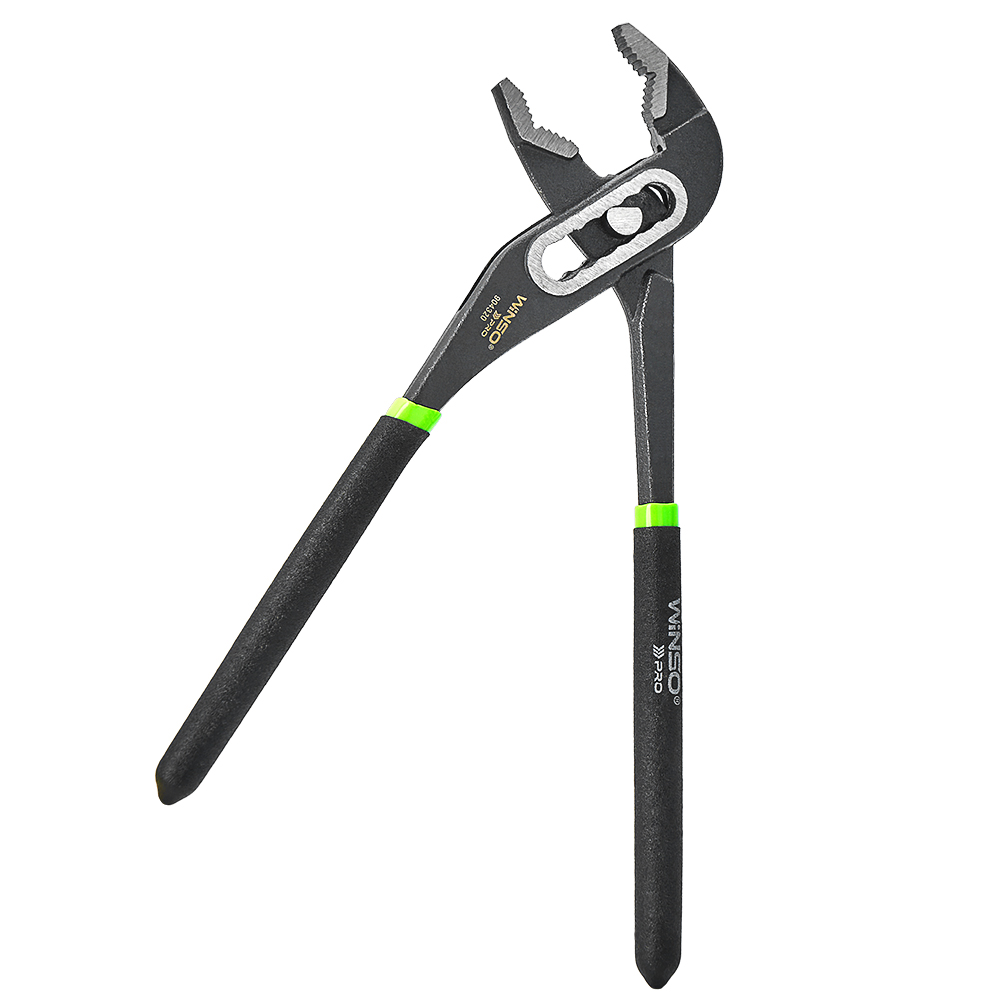 Кліщі переставні сантехнічні WINSO PRO 200мм, макс. діаметр 34мм, Cr-V, HRC 55-60, поліровані, чорни2